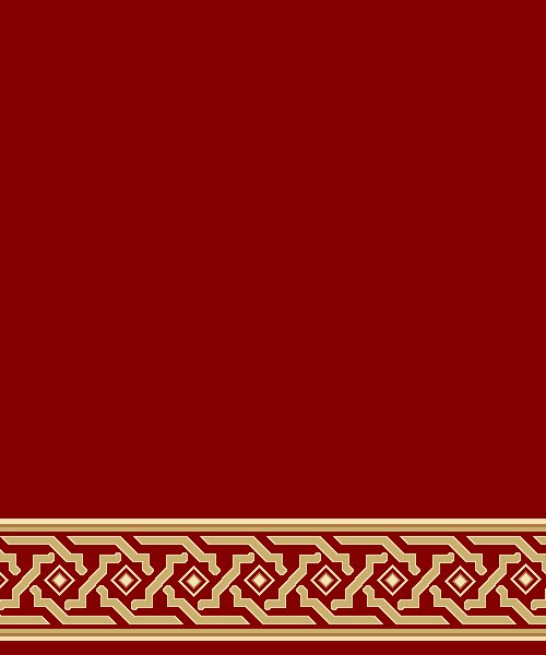 Akrilik Cami Halısı - Saf 68 Bordo