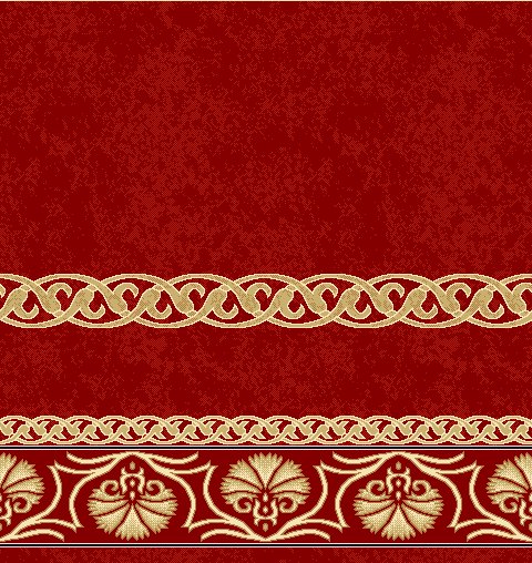 Akrilik Cami Halısı - Saf 147 Bordo