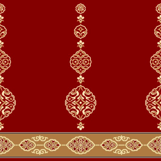Akrilik Cami Halısı - Saf 181 Bordo